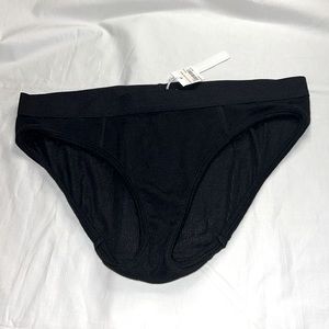 Sloane & Tate Echo Park Bikini Brief Black Size LG NWT